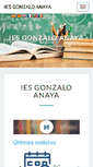 Mobile Screenshot of iesgonzaloanaya.com